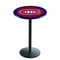 Holland Bar Stool Co 36" Blk Wrinkle Montreal Canadiens Pub Table L214B3628MonCan - alternate 1
